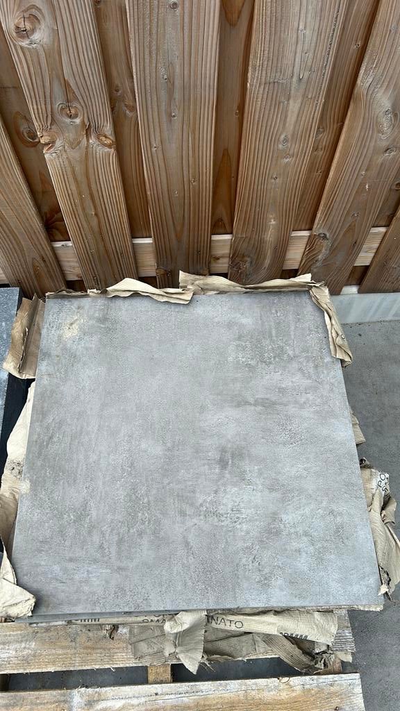 12 nieuwe keramische terrastegels, Ophalen, Zo goed als nieuw, Keramiek, Terrastegels