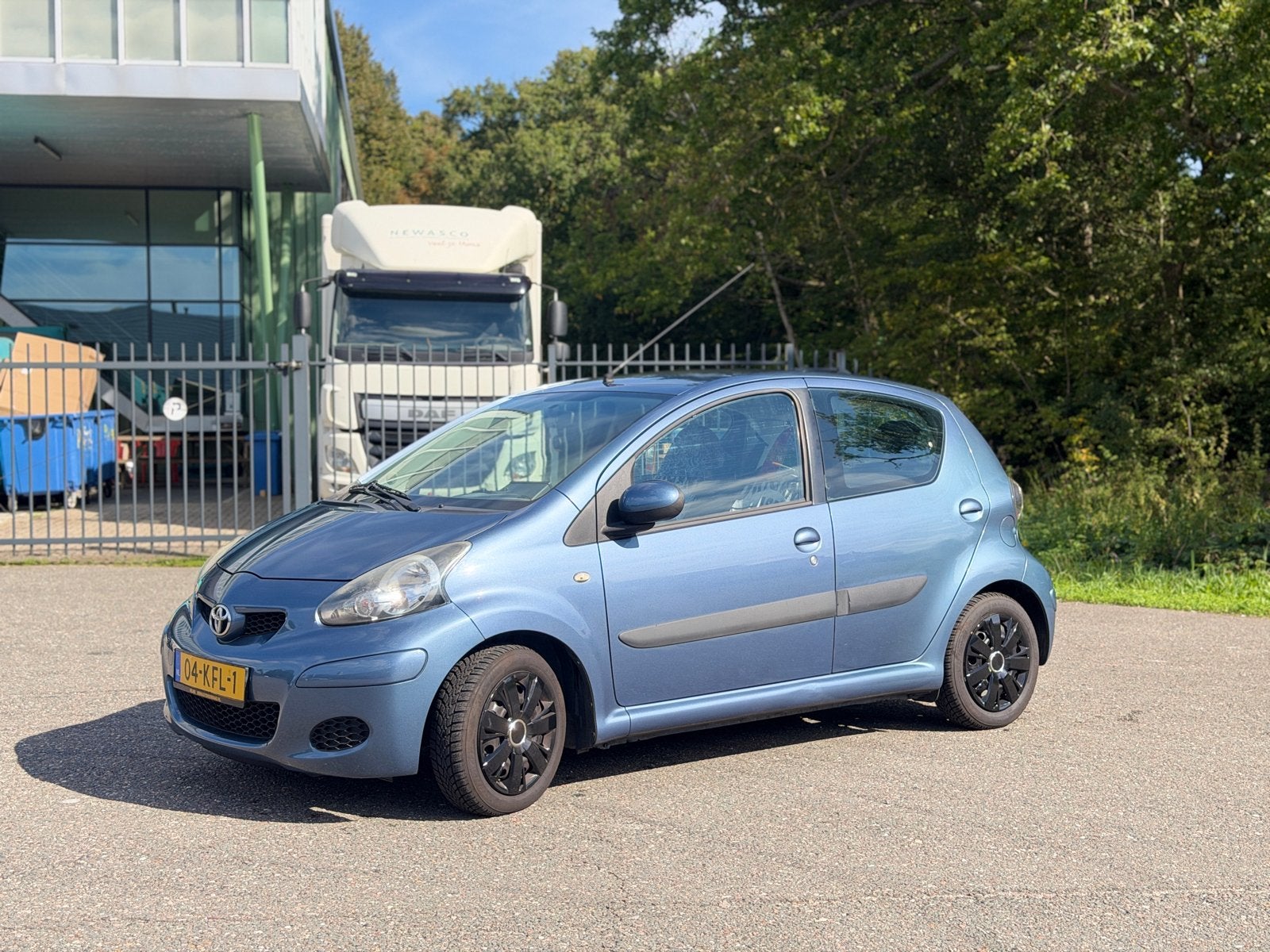 Toyota Aygo 1.0 12V Vvt-i 5DRS MMT 2009 Blauw, 68 pk, Origineel Nederlands, Bedrijf, 998 cc