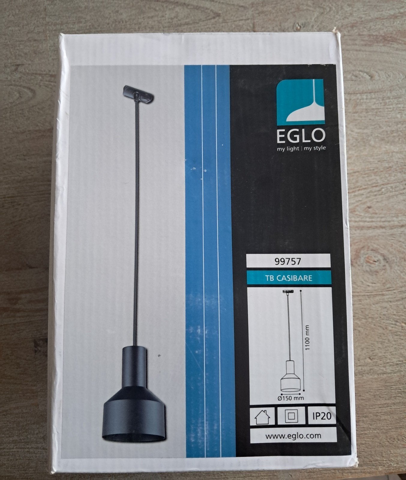 EGLO TB CASIBARE Hanglamp Zwart - Modern Design, Nieuw, Metaal, Modern, E27 (groot)