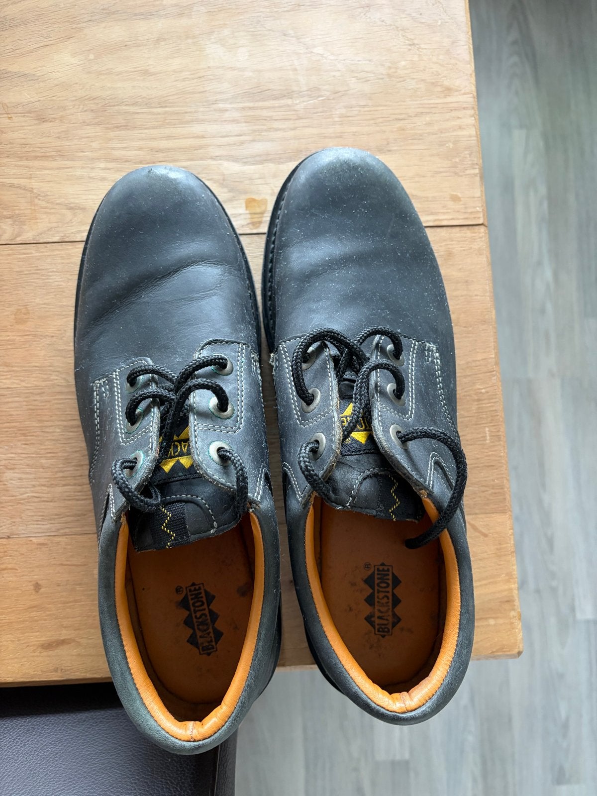 Blackstone veterschoenen, maat 47, zwart, Ophalen, Gedragen, Zwart, Veterschoenen