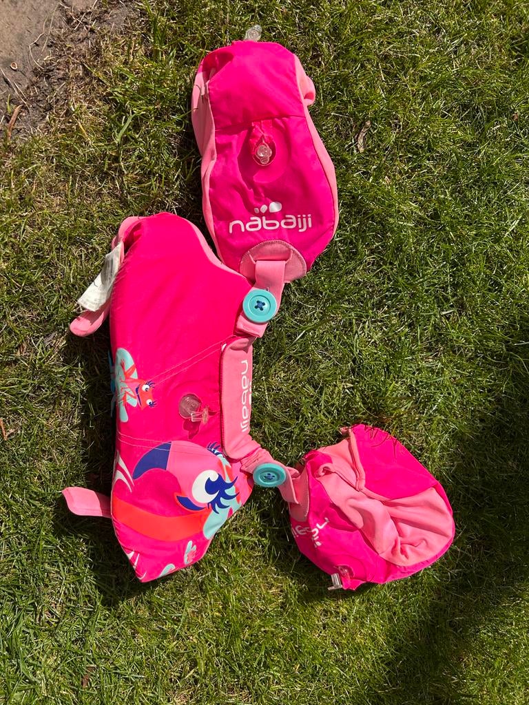 Nabaiji baby drijver zwemband vleugeltjes, Kinderen en Baby's, Ophalen, Gebruikt, Jongetje of Meisje, Overige maten