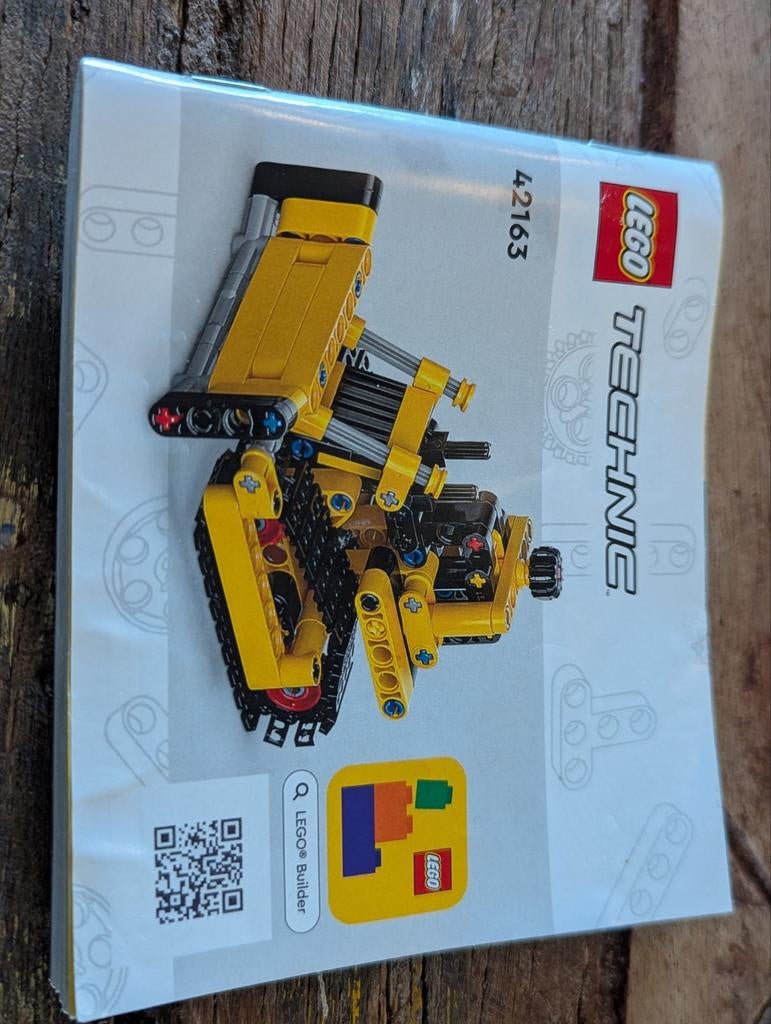 Lego Technic technisch bulldozer 42163, Ophalen of Verzenden, Zo goed als nieuw