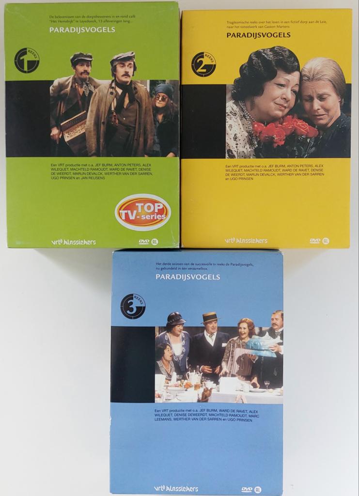 Dvd boxen De Paradijsvogels, Alle leeftijden, Ophalen of Verzenden, Zo goed als nieuw