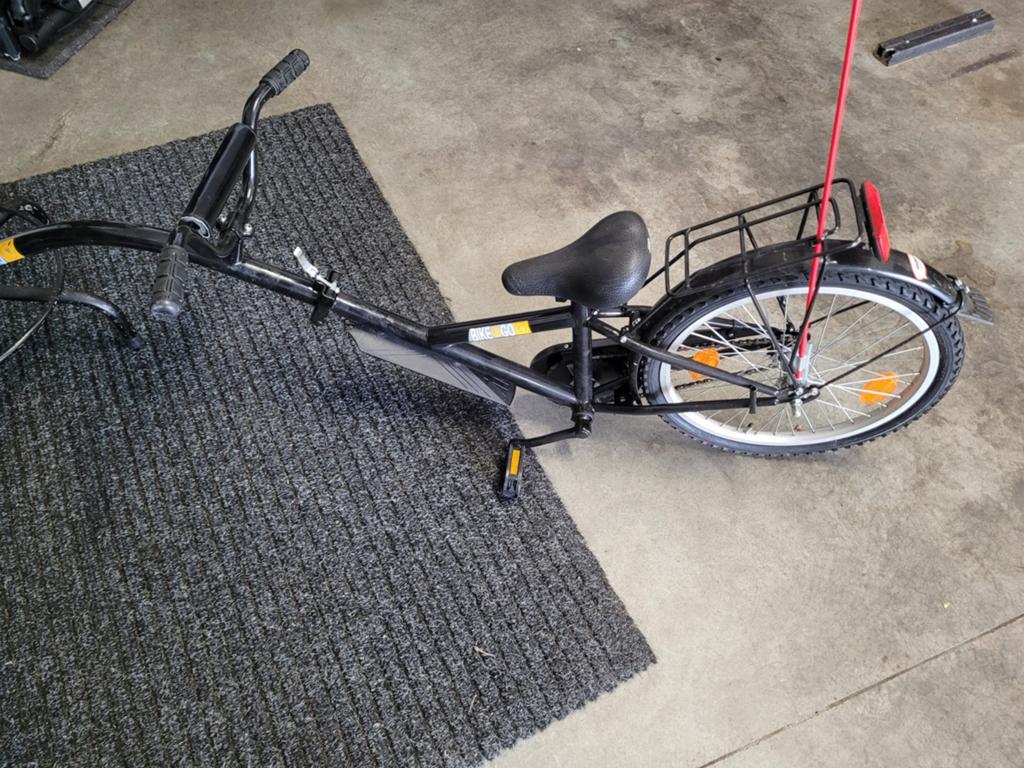 Bike & Go Aanhangfiets - Zwart, Zo goed als nieuw, Ophalen, Minder dan 20 kg, Zo goed als nieuw, Aanhangfiets