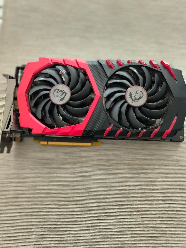 MSI GeForce GTX 1060 Gaming X Plus 6G Videokaart, Computers en Software, Videokaarten, Gebruikt, Nvidia, PCI-Express 3.0, GDDR5