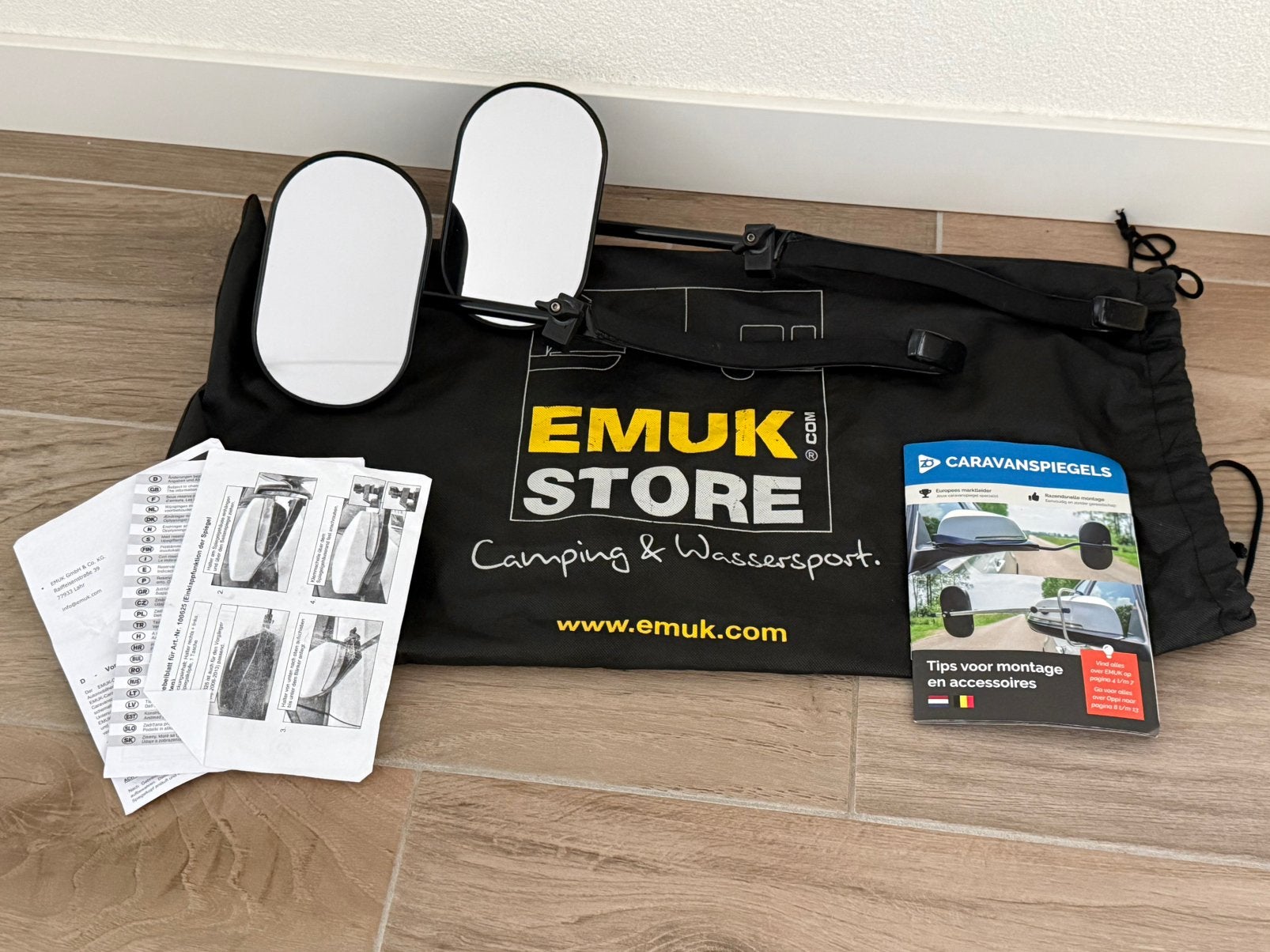 100625 voor Ford - Caravanspiegels - Emuk auto spiegels zgan, Ophalen, Zo goed als nieuw