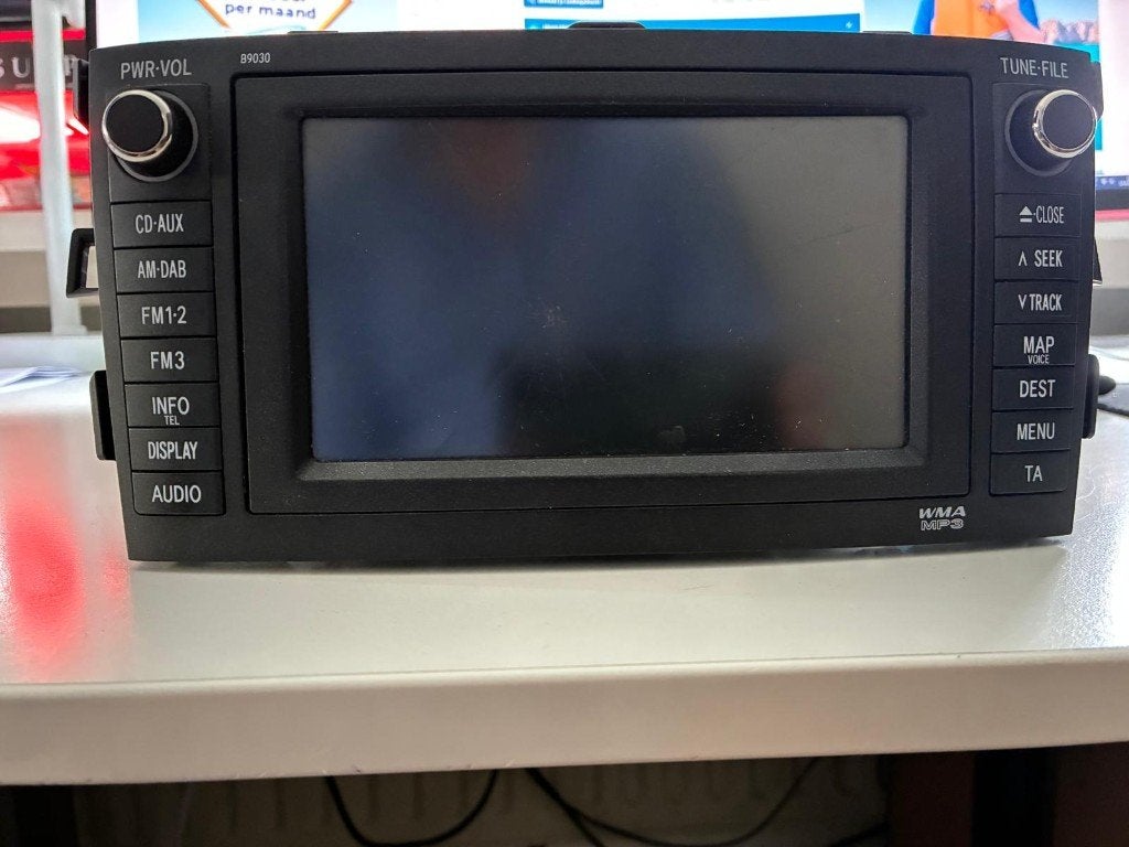 Originele Toyota Auris Navigatie Radio 2010-2013, Auto diversen, Ophalen of Verzenden, Gebruikt