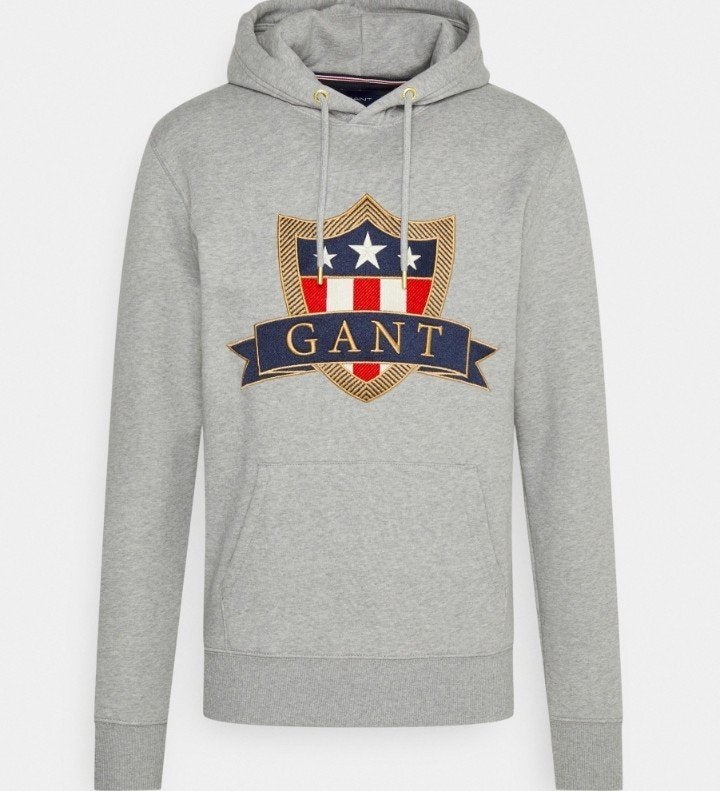 Gant hoodie sweater grijs maat M, Kleding | Heren, Truien en Vesten, GANT, Zo goed als nieuw, Grijs, Verzenden