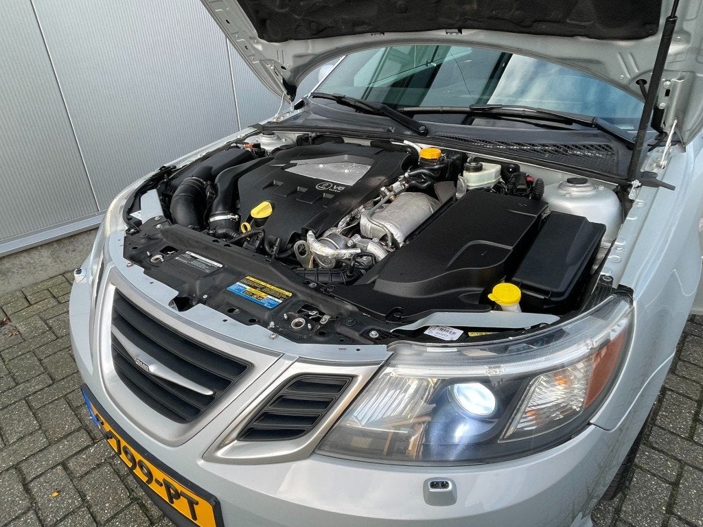 Saab 9-3 Aero 2.8T Cabriolet  Automaat Navie, Gebruikt, Huisgarantie, 4 stoelen, Leder