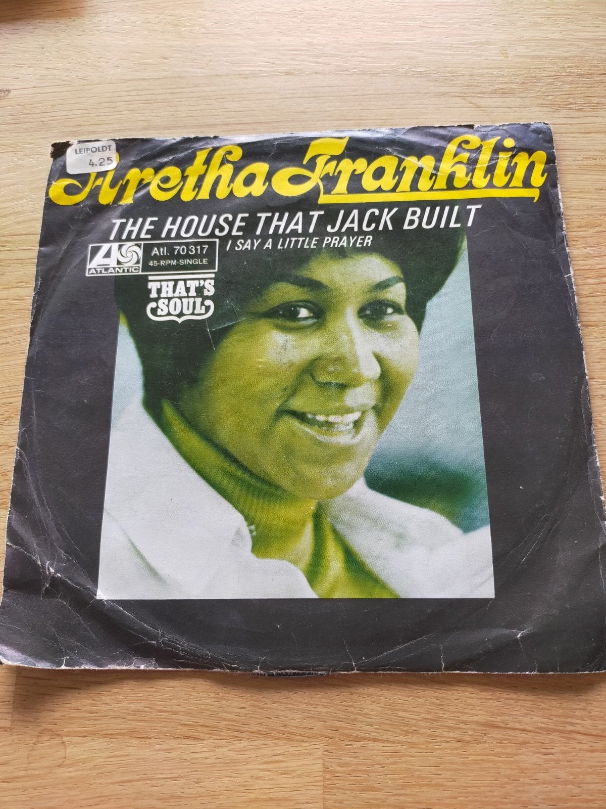 Aretha Franklin , the house that Jack built, Ophalen of Verzenden, Zo goed als nieuw, Pop