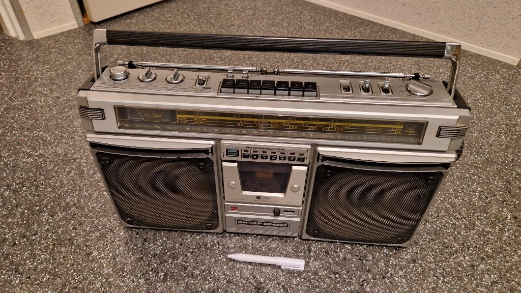 Grote jaren '80 ghettoblaster, Ophalen of Verzenden, Gebruikt, Radio