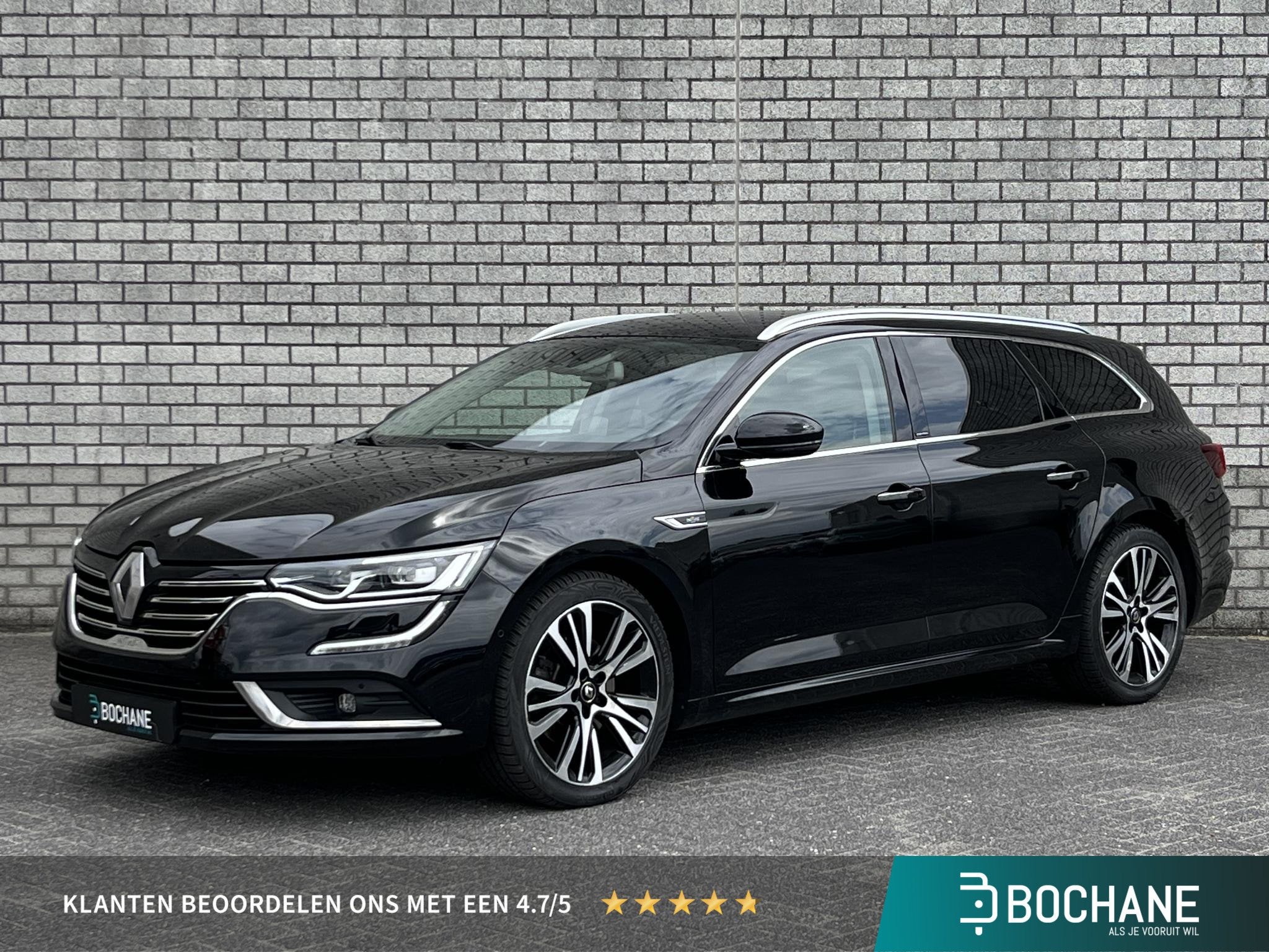 Renault Talisman Estate 1.8 TCe Initiale Paris | Trekhaak |, 4 cilinders, Met garantie (alle), Zwart, 1500 kg