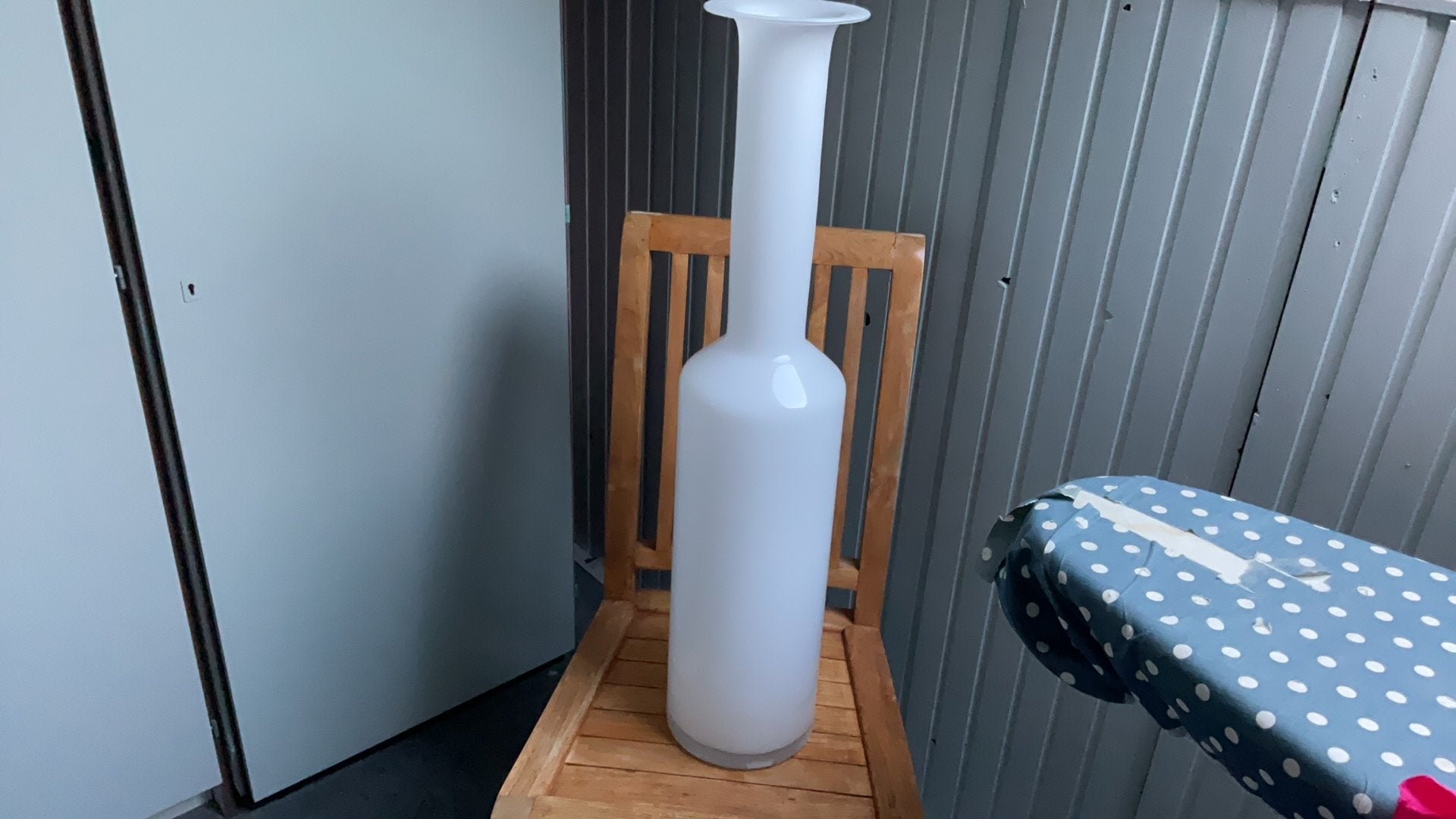 80 cm melkglas vaas, Ophalen of Verzenden