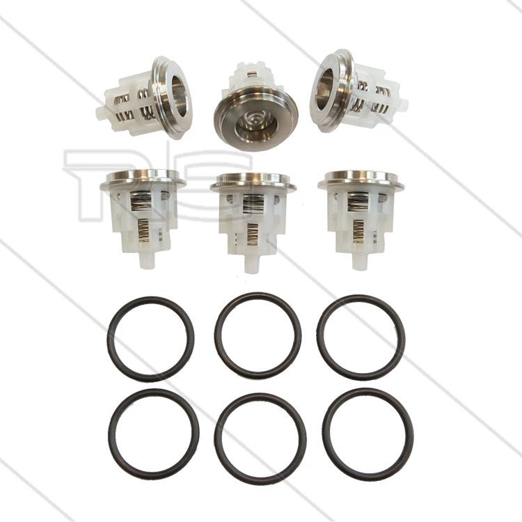 Kleppenset 6-delig Serie 66 VHT Hogedruksysteem, Verzenden