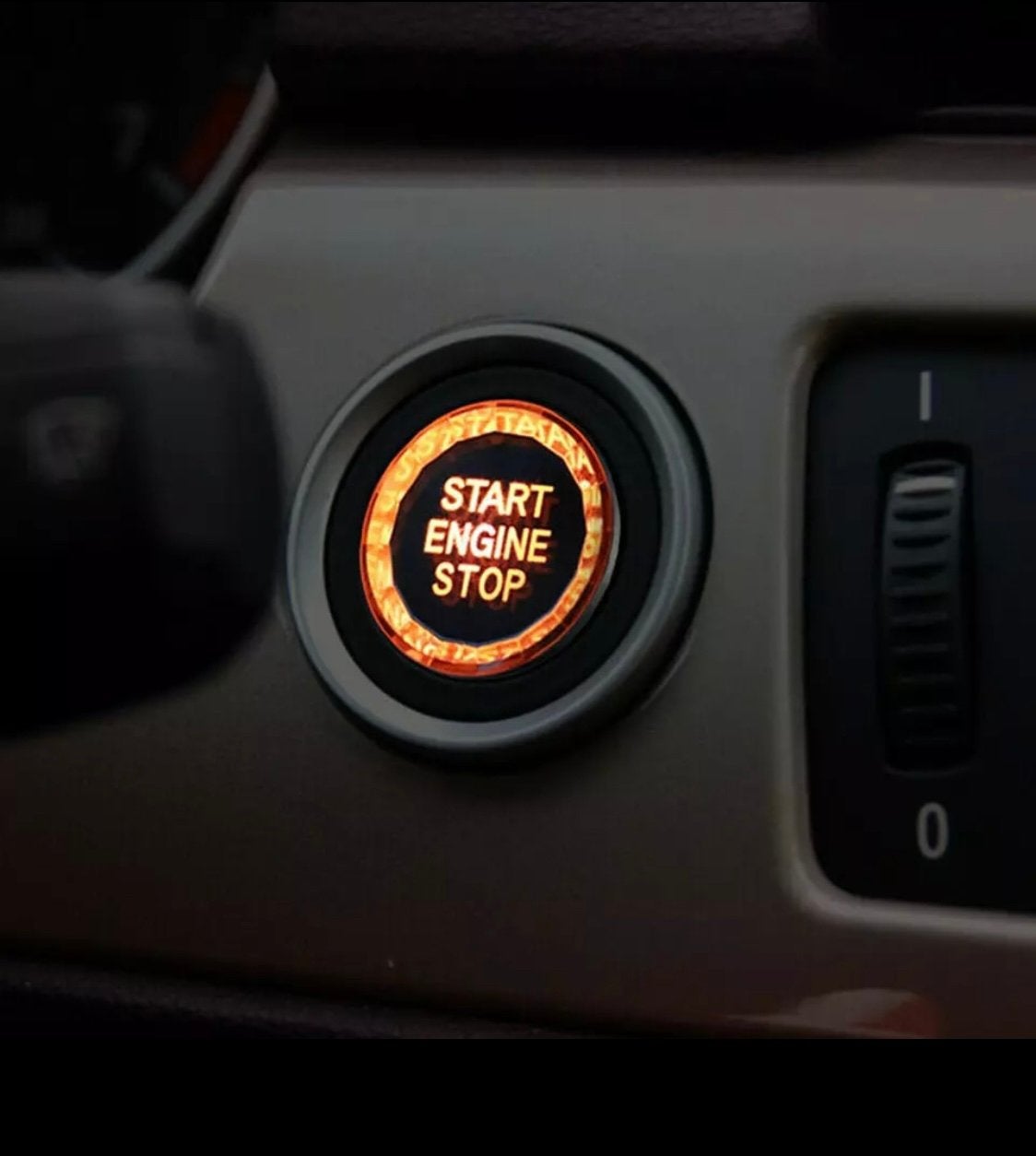 Bmw start-stop knop Ring/decal. 2 kleuren. Nieuw!, Ophalen of Verzenden
