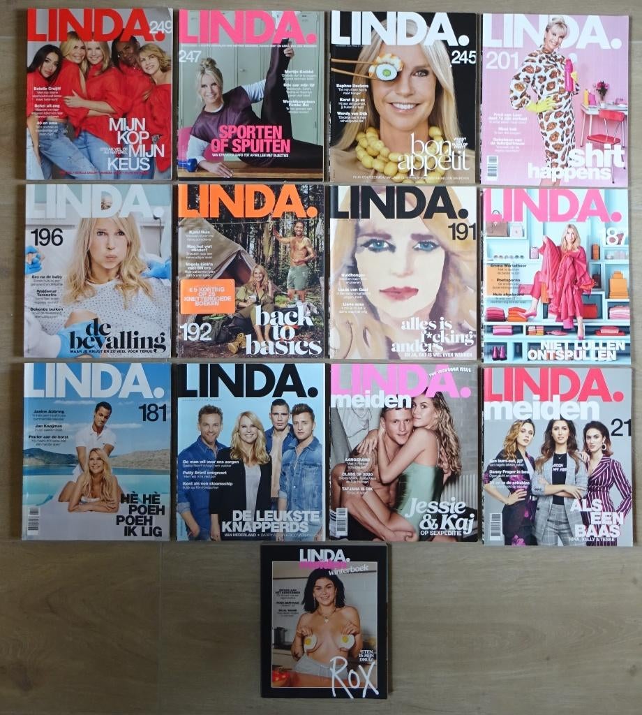 Linda en Lindameiden Tijdschriften / magazines boeken 13 st, Ophalen of Verzenden, Zo goed als nieuw, Damesbladen