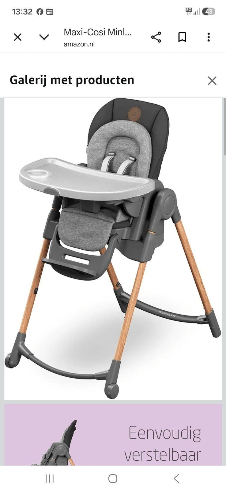 maxi cosi minla kinderstoel, Kinderen en Baby's, Ophalen, Overige typen