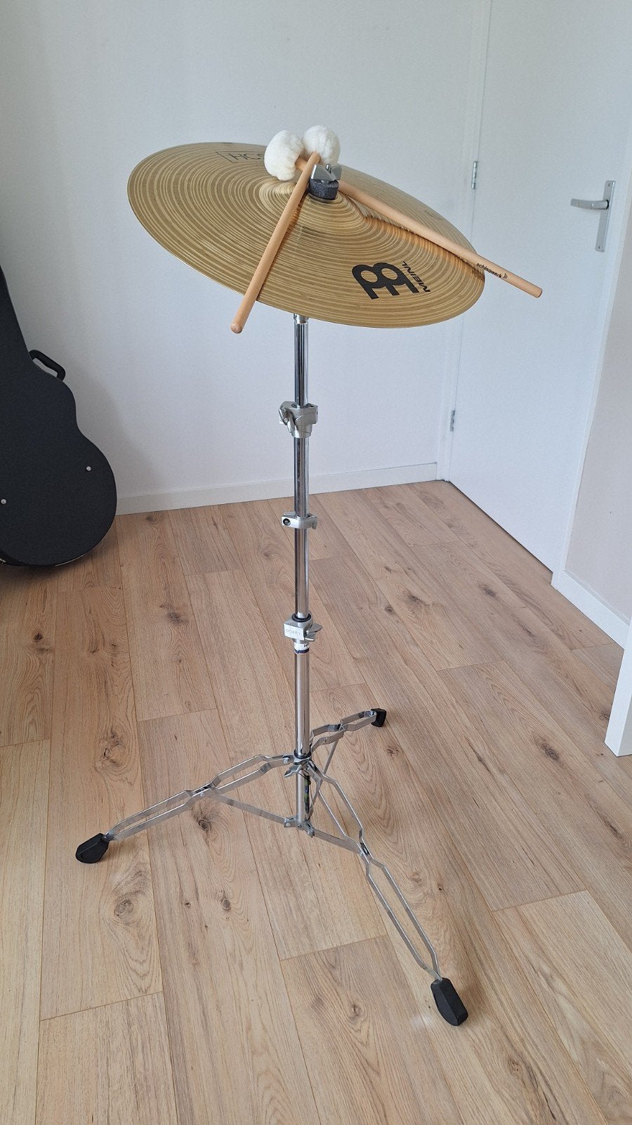 Cymbal Meinl HCS Crash Ride 18", Ophalen, Zo goed als nieuw, Overige merken