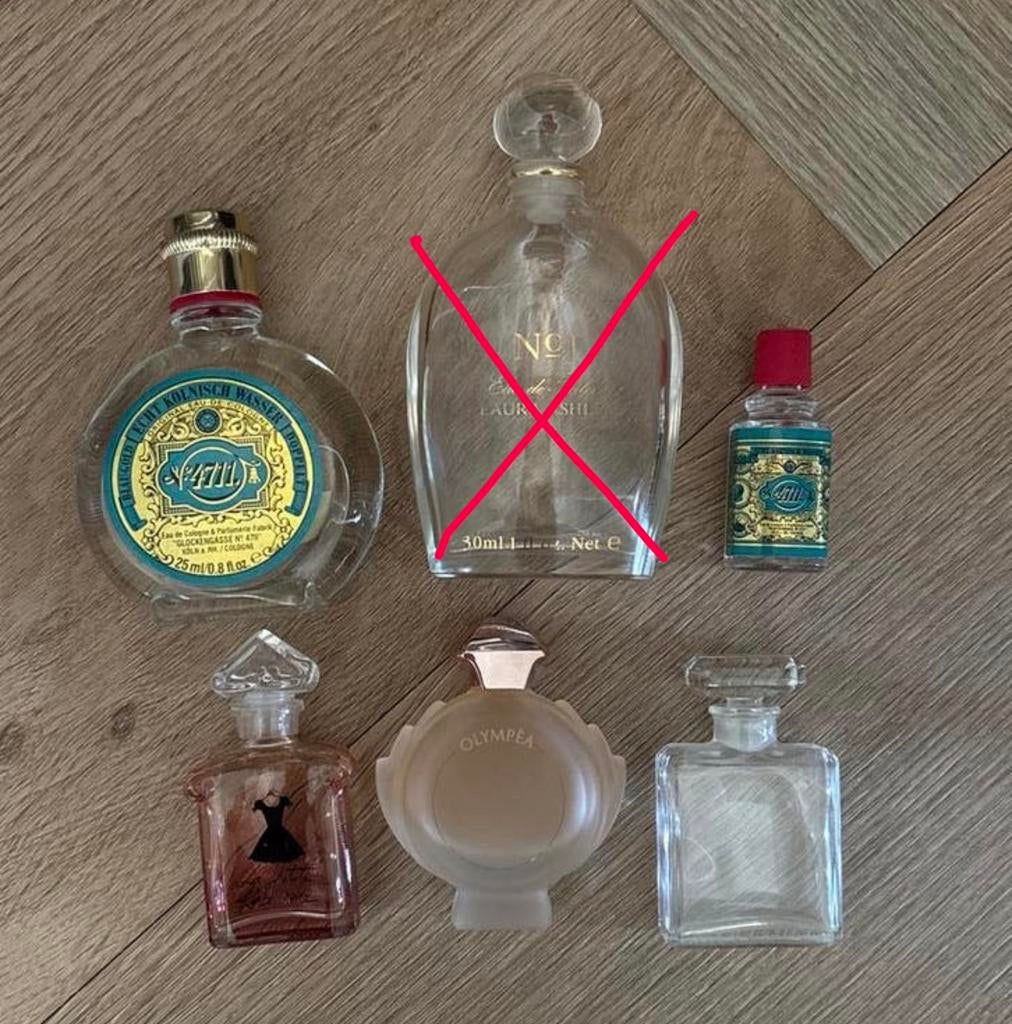Vintage parfumflesjes, Sieraden, Tassen en Uiterlijk, Uiterlijk | Parfum, Ophalen of Verzenden, Gebruikt