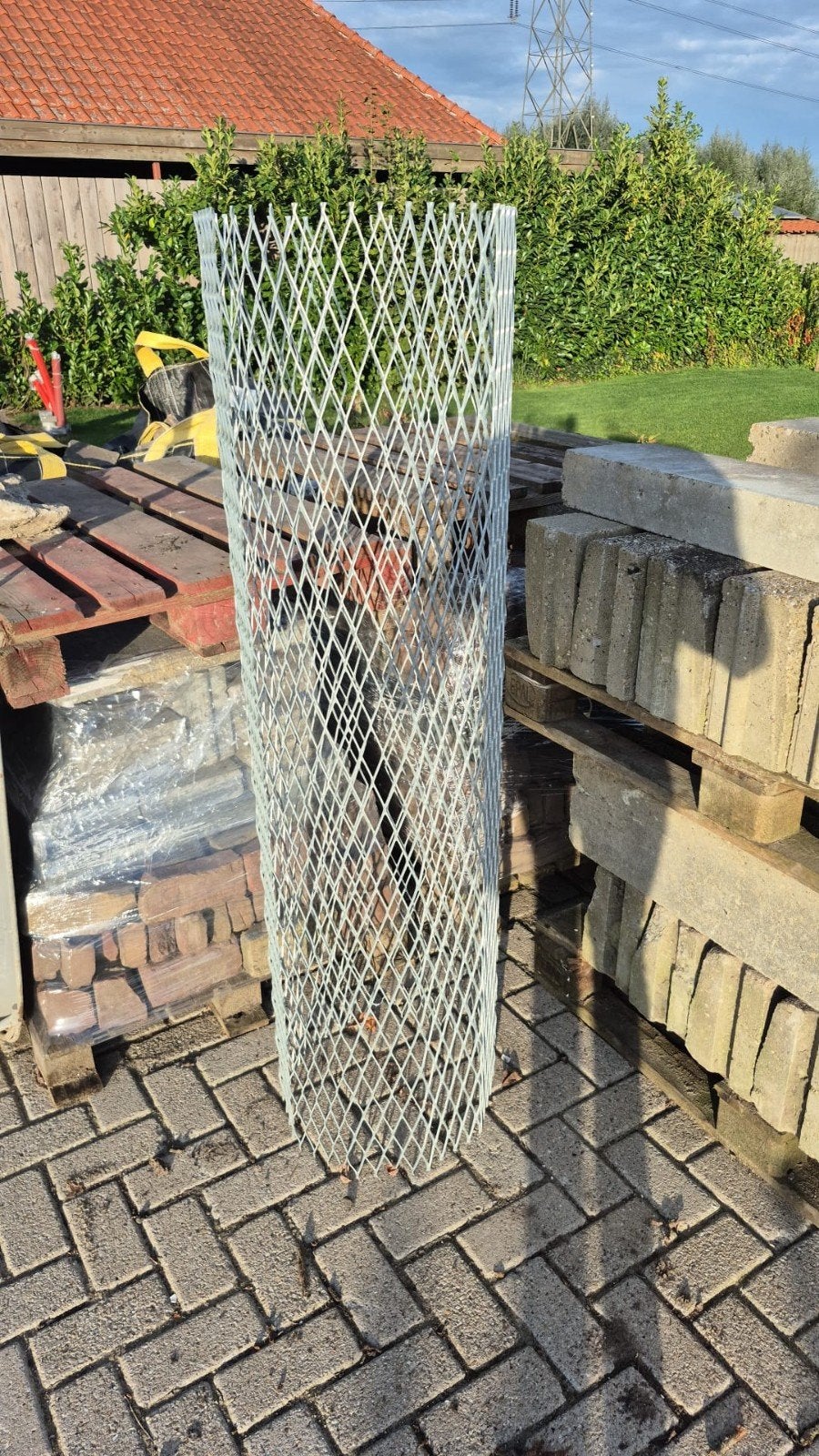 Boombeschermer 1500x350 mm - Verzinkt, Ophalen, Gebruikt
