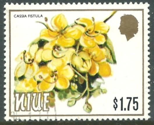 NIUE 1984 $ 1.75 Bloem, Michel: 564, Gestempeld., Verzenden, Gestempeld, Dier of Natuur