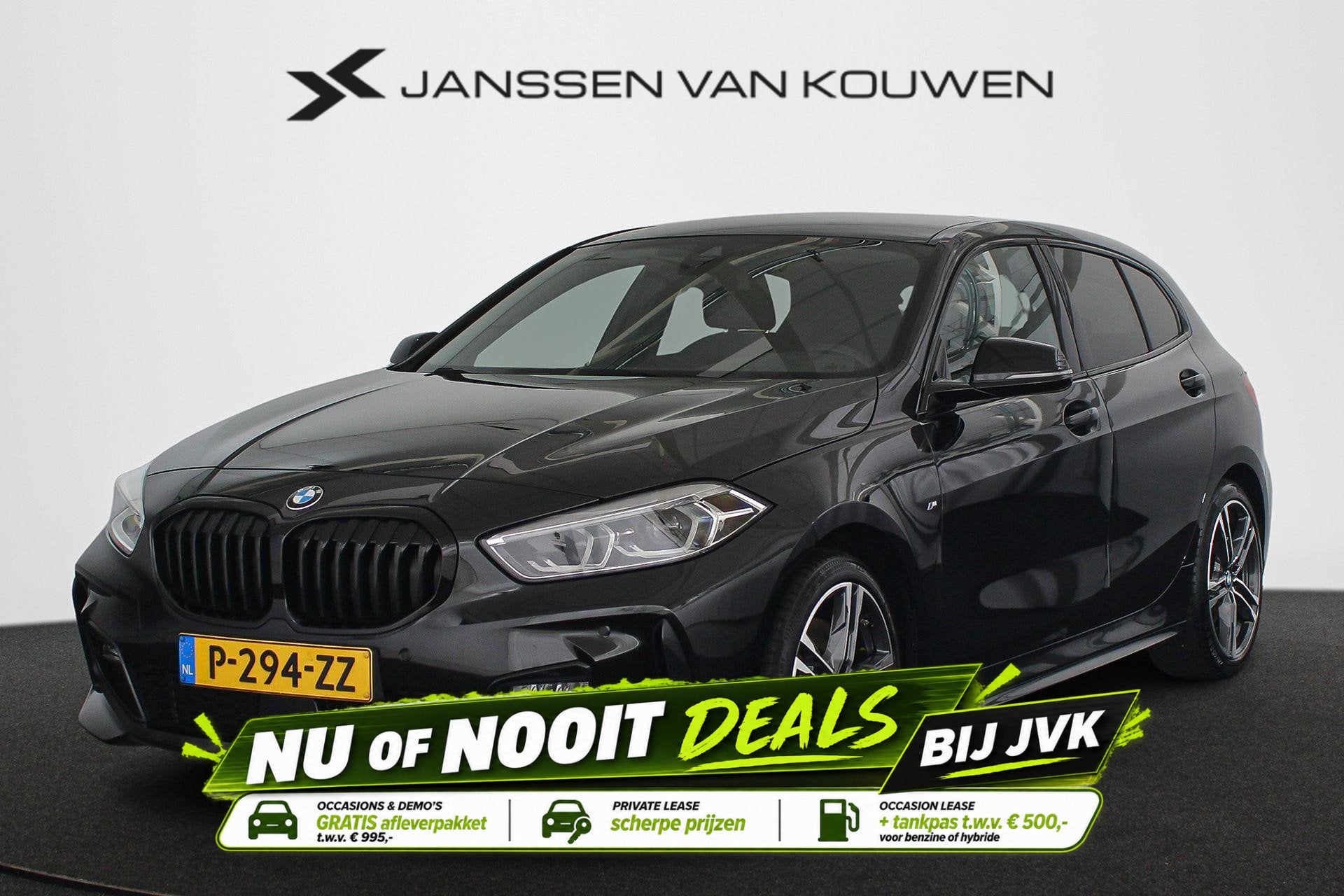 BMW 1-serie 120i Business Edition Automaat M Sport Stoelverw, Auto's, Gebruikt, 4 cilinders, Zwart, 178 pk