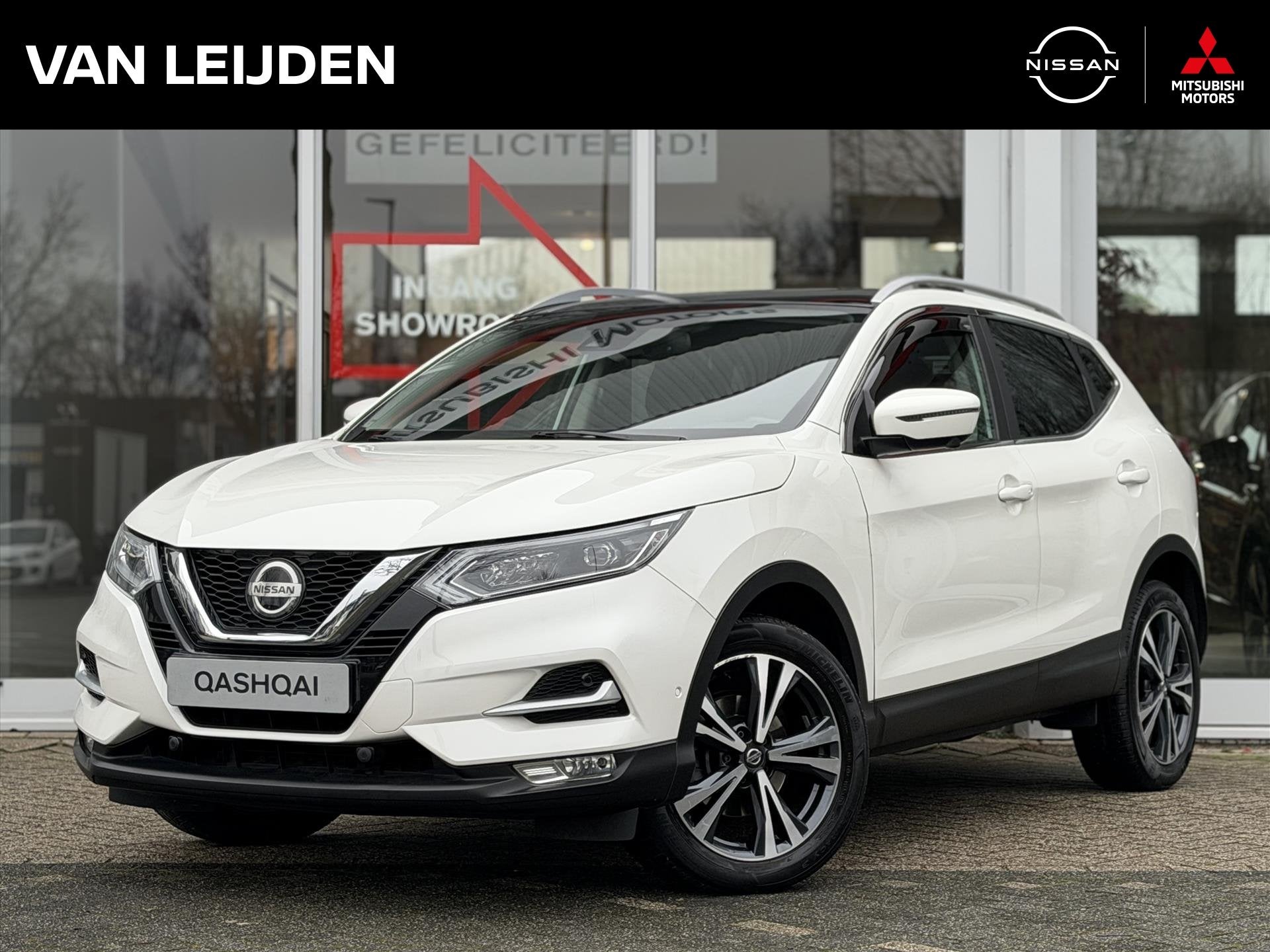NISSAN Qashqai 1.3 DIG-T 160pk DCT N-Connecta | LED | Panora, Auto's, Stof, Gebruikt, 4 cilinders, 1290 kg