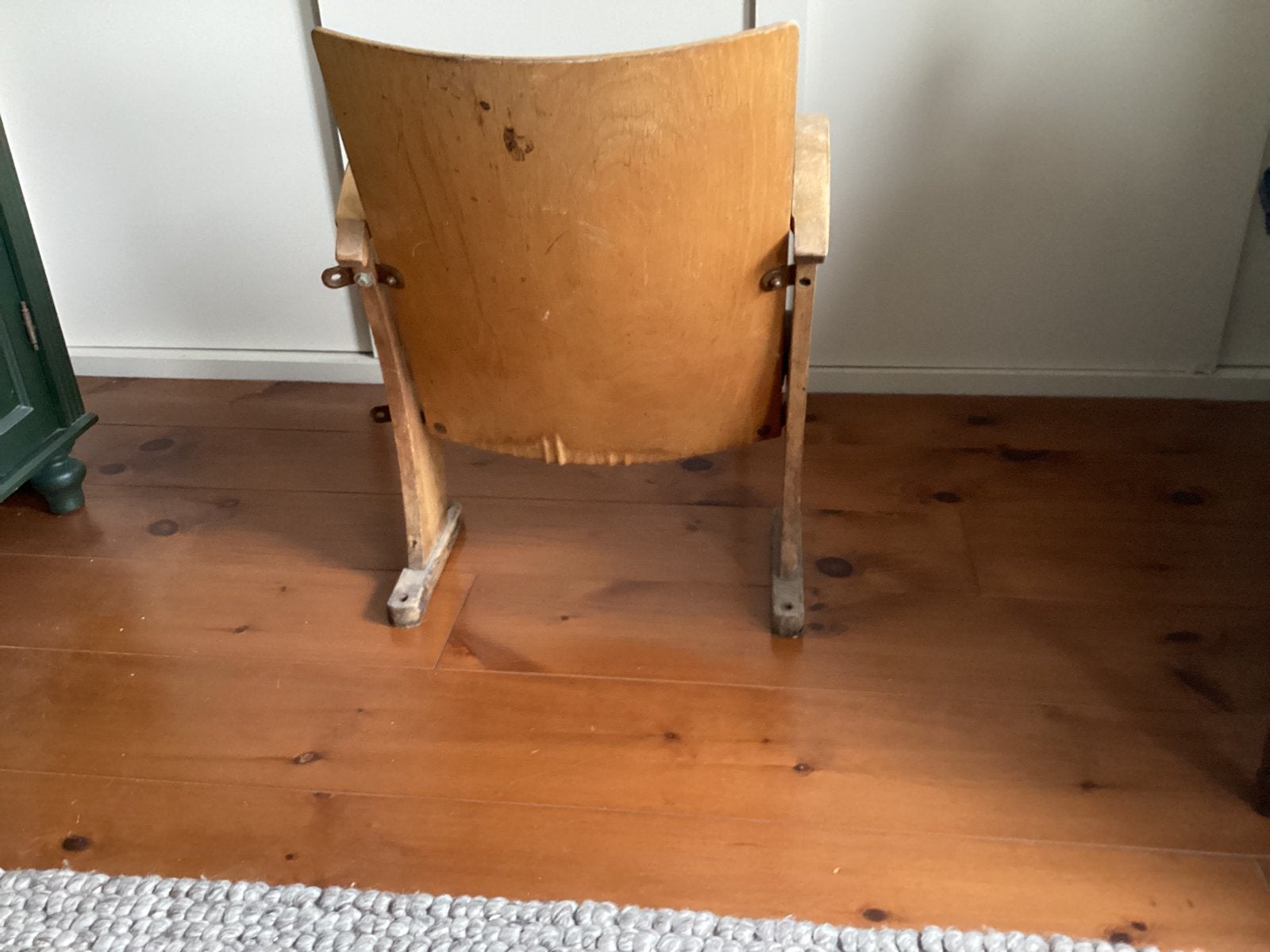 Vintage bioscoopstoel, Antiek en Kunst, Antiek | Meubels | Stoelen en Banken, Ophalen