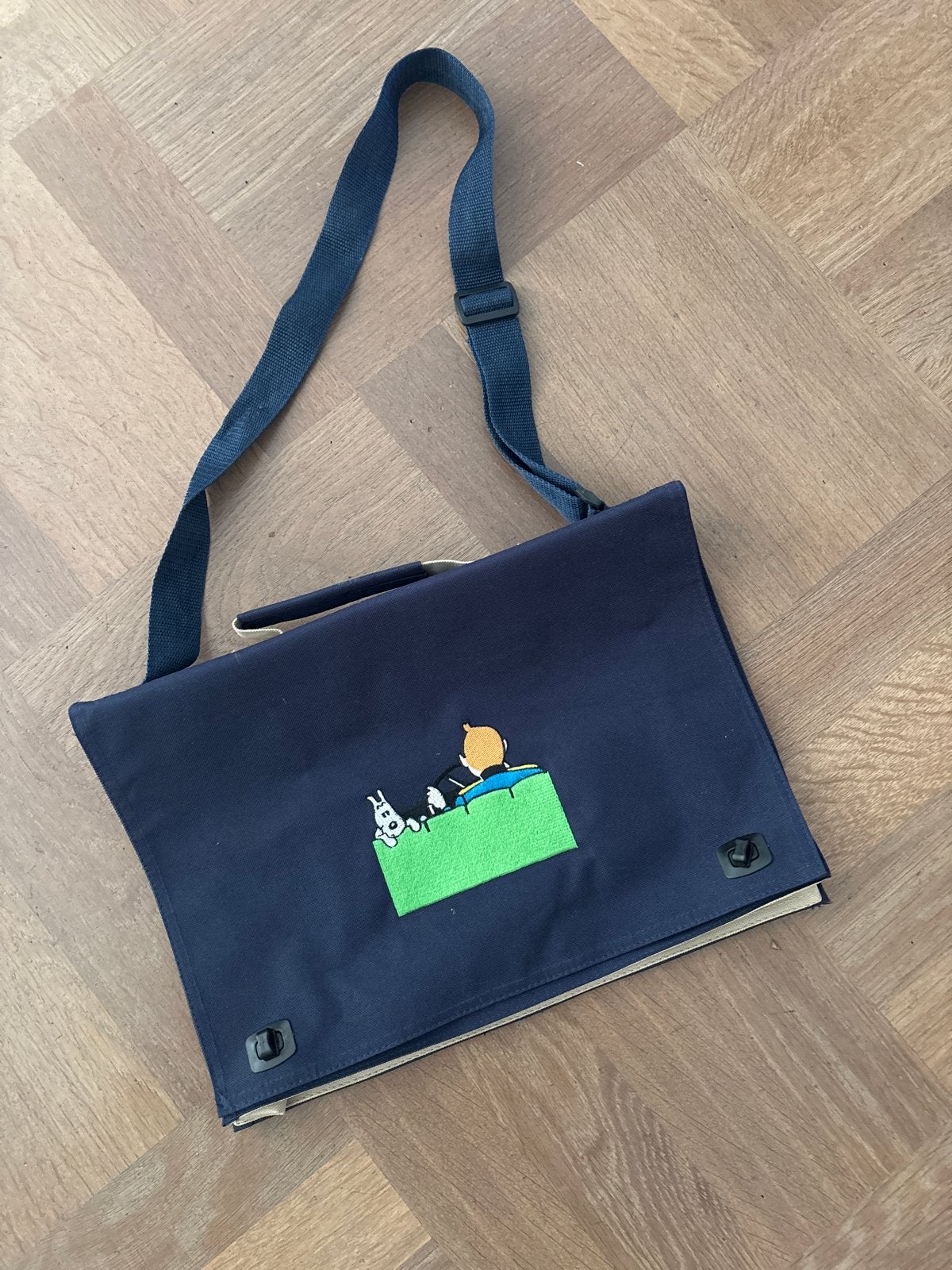 Kuifje schoudertas nieuw, Ophalen of Verzenden, Nieuw, Blauw, Overige merken