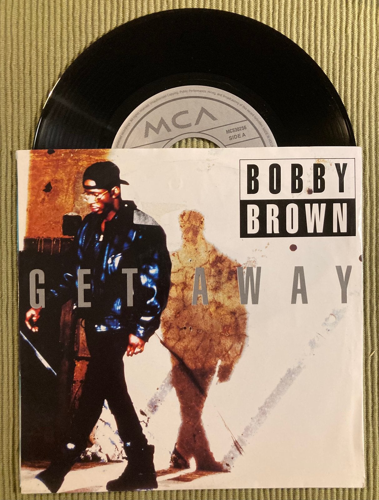 Vinyl single Bobby Brown - Get Away, Gebruikt, 7 inch, Ophalen of Verzenden, R&B en Soul