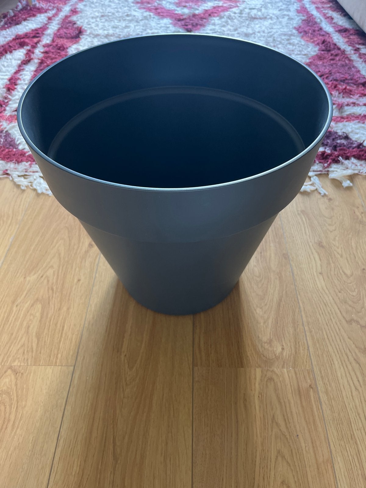 Elho Loft Urban Bloempot Rond Ø 40 cm - Antraciet, Ophalen, Kunststof, 40 cm of meer, Rond