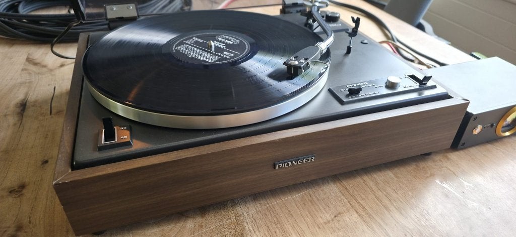 Pioneer PL-15D platenspeler – onderhouden – Denon DL-103 MC, Audio, Tv en Foto, Platenspelers, Automatisch, Refurbished, Ophalen of Verzenden