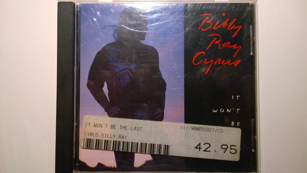 Billy Ray Cyrus - It Won't Be The Last, Ophalen of Verzenden, Zo goed als nieuw