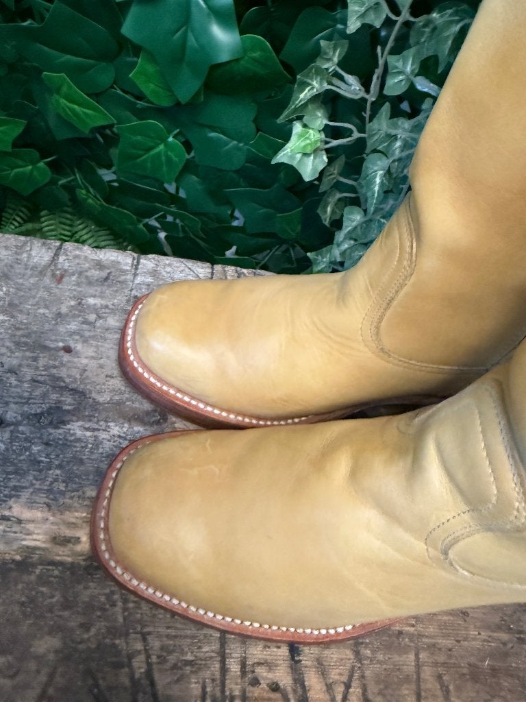 prachtige vintage blokhak laarzen van Sendra maat 39, Overige kleuren, Ophalen of Verzenden, Zo goed als nieuw, Sendra