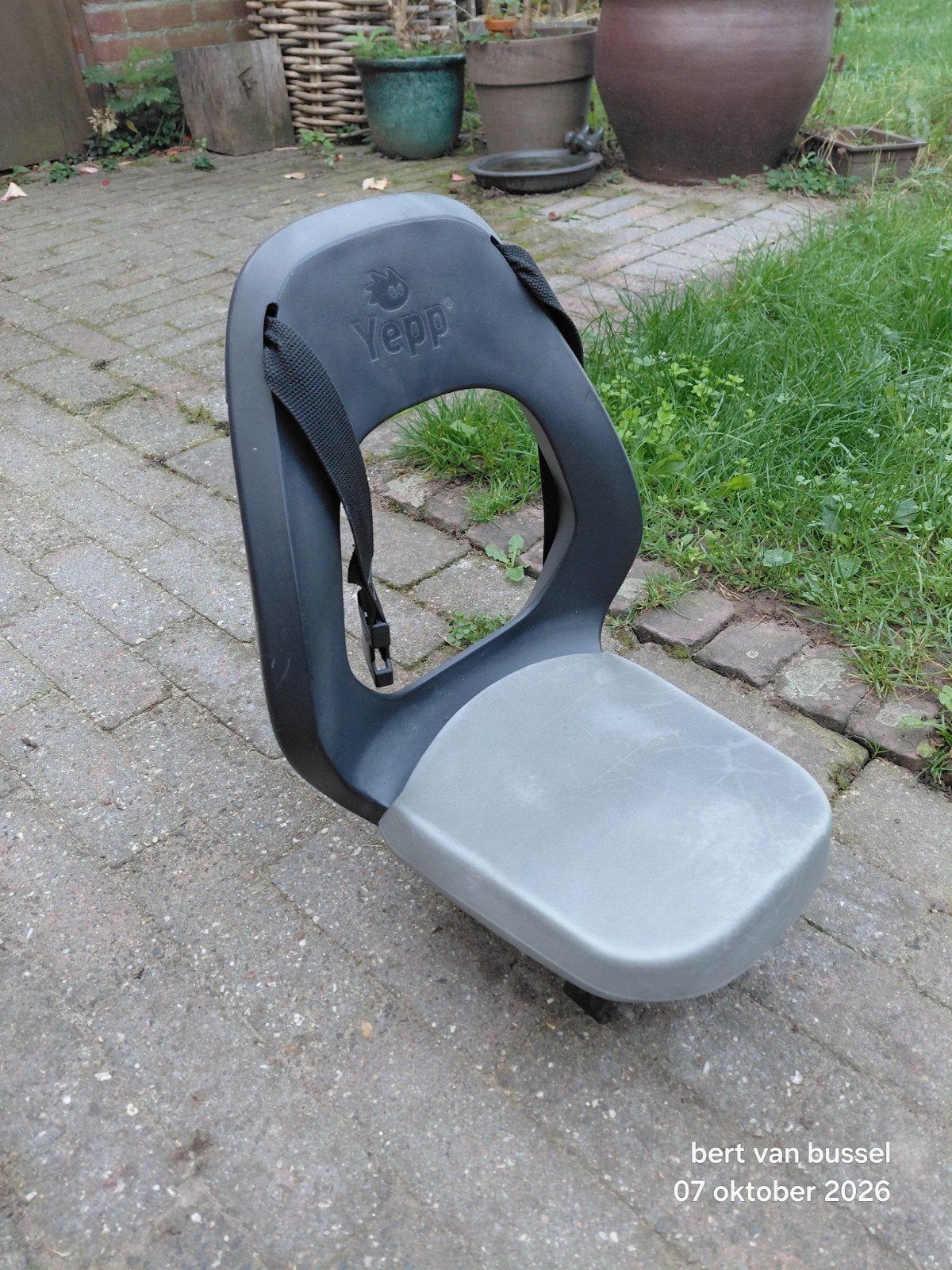 Yepp kinderzitje voor achterop de fiets, Fietsen en Brommers, Ophalen, Gebruikt, Achterzitje, Yepp
