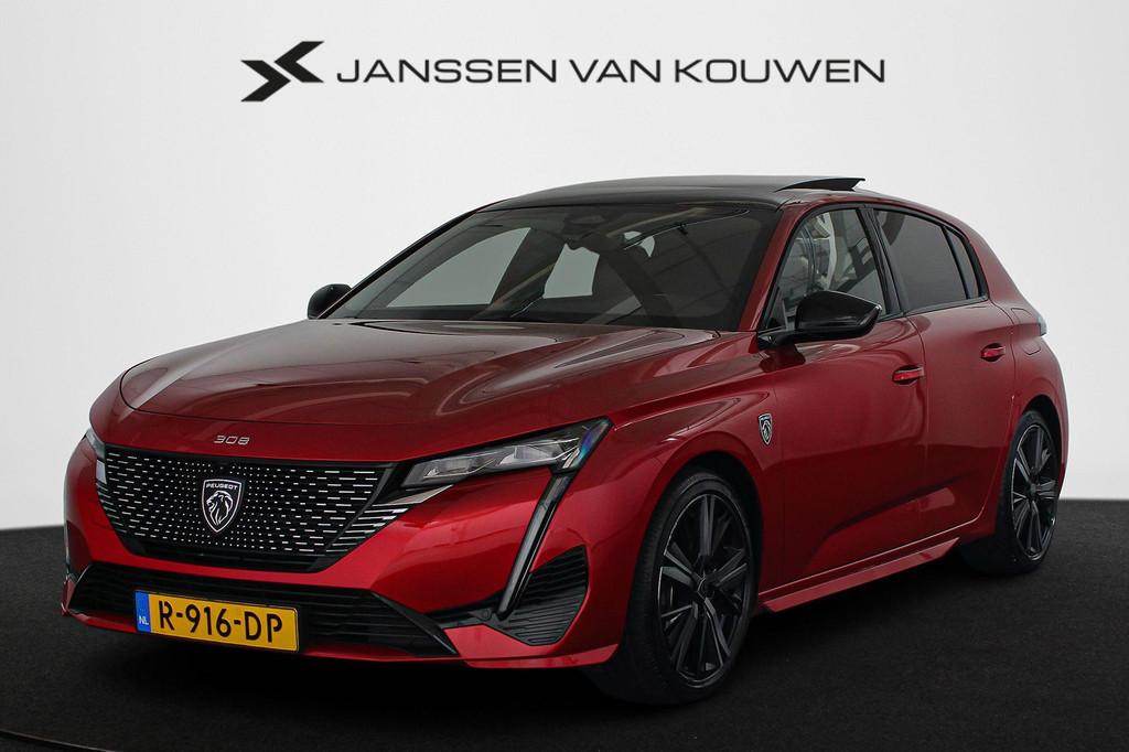 Peugeot 308 1.6 Plug-in Hybrid 180 GT Pano FOCAL Memory Lede, Auto's, Peugeot, Gebruikt, 4 cilinders, 181 pk, 150 min
