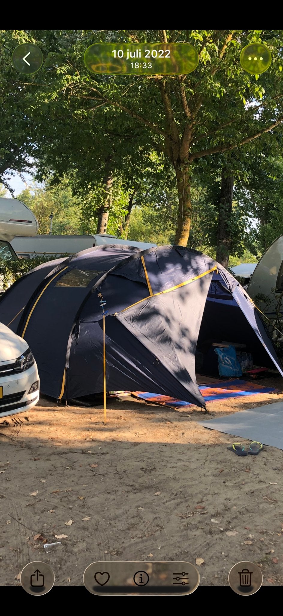 Complete kampeeruitrusting: Nomad tent, slaapzakken, kookset, Caravans en Kamperen, Ophalen, Gebruikt, Tot en met 4