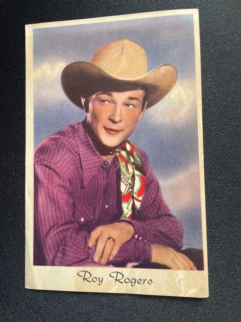 ansichtkaart / kaart van Roy Rogers., Verzamelen, Verzenden, 1940 tot 1960, Sterren en Beroemdheden
