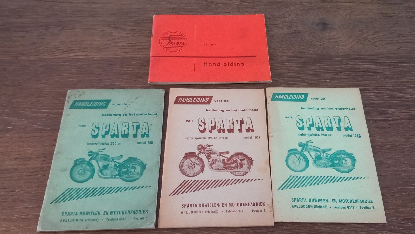 Sparta 125 250 twin instructieboekjes, Ophalen of Verzenden, Overige merken