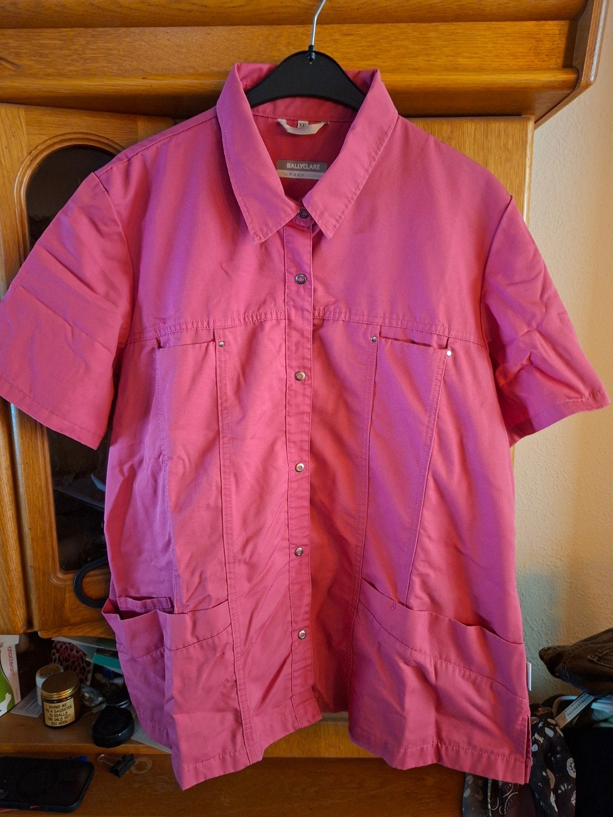 Ballyclare The Haen Collection roze zorgjas XXL, Maat 46/48 (XL) of groter, Ophalen of Verzenden, Zo goed als nieuw, Korte mouw