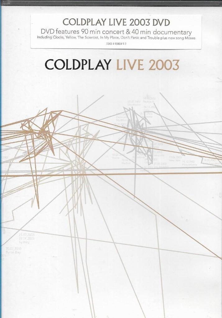 Coldplay Live 2003 (Dvd + Cd), Alle leeftijden, Ophalen of Verzenden, Gebruikt, Muziek en Concerten