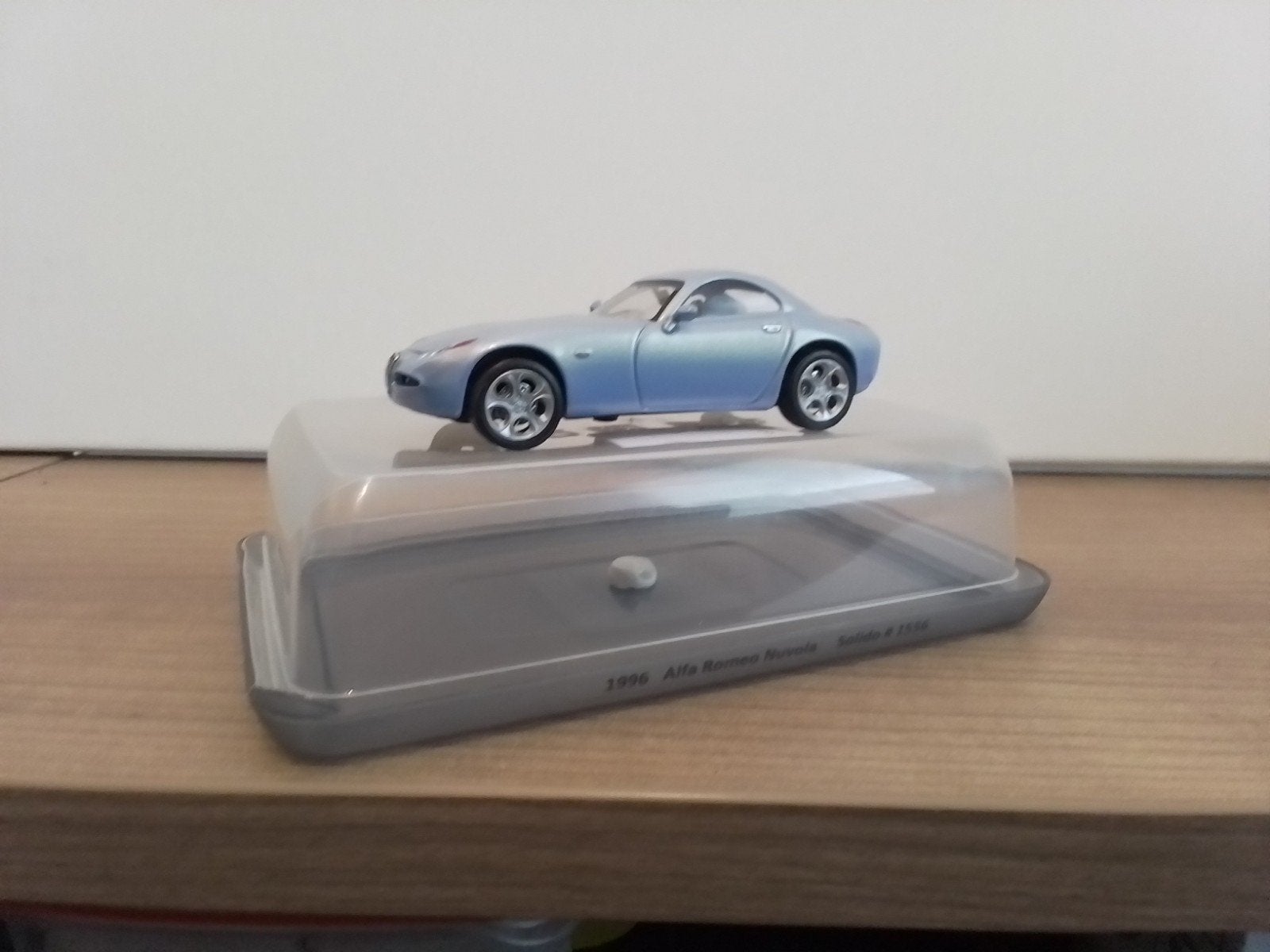 Solido.  ALFA ROMEO NUVOLA.  blauw metalic., Ophalen of Verzenden, Zo goed als nieuw, Auto, Solido