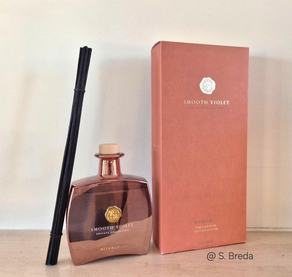 Rituals | Smooth Violet | 450 ml Geurstokjes Geurstokken, Ophalen of Verzenden, Nieuw, Bruin, Glas