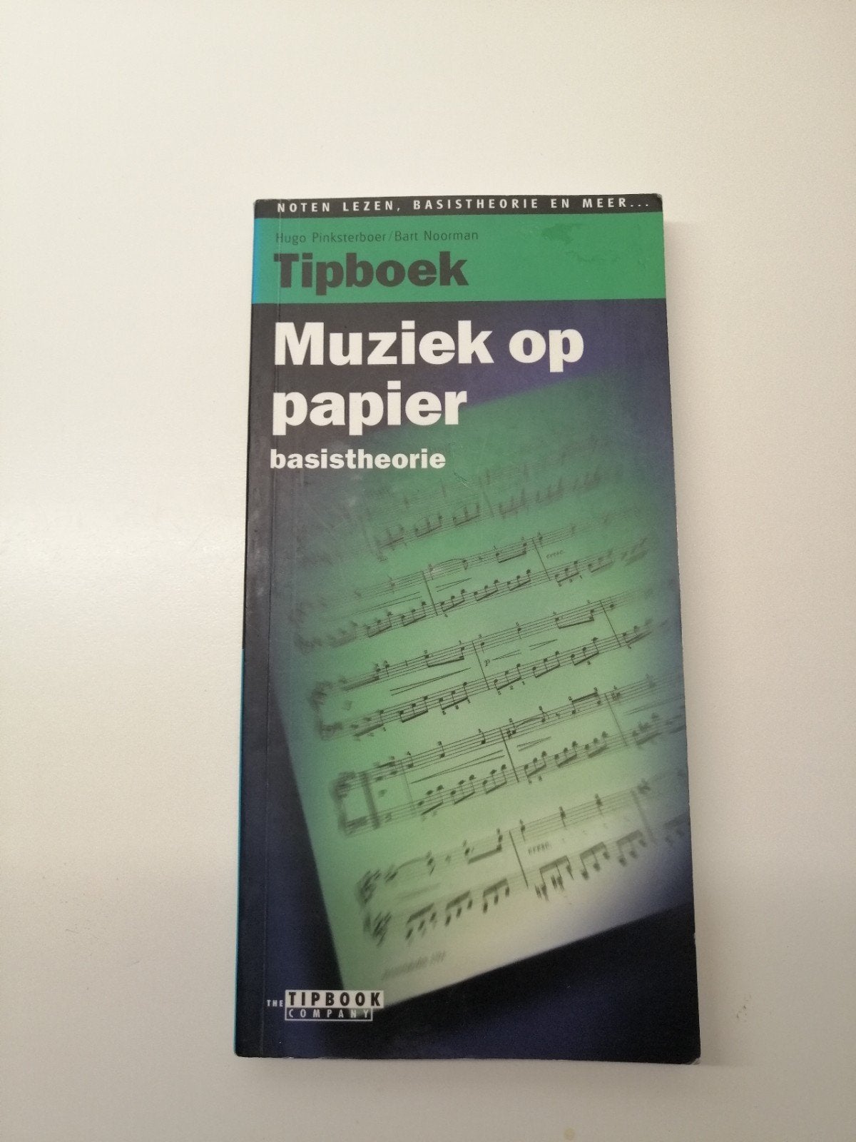 Tipboek Muziek op papier - Basistheorie, Muziek en Instrumenten, Overige genres, Les of Cursus, Zo goed als nieuw, Verzenden