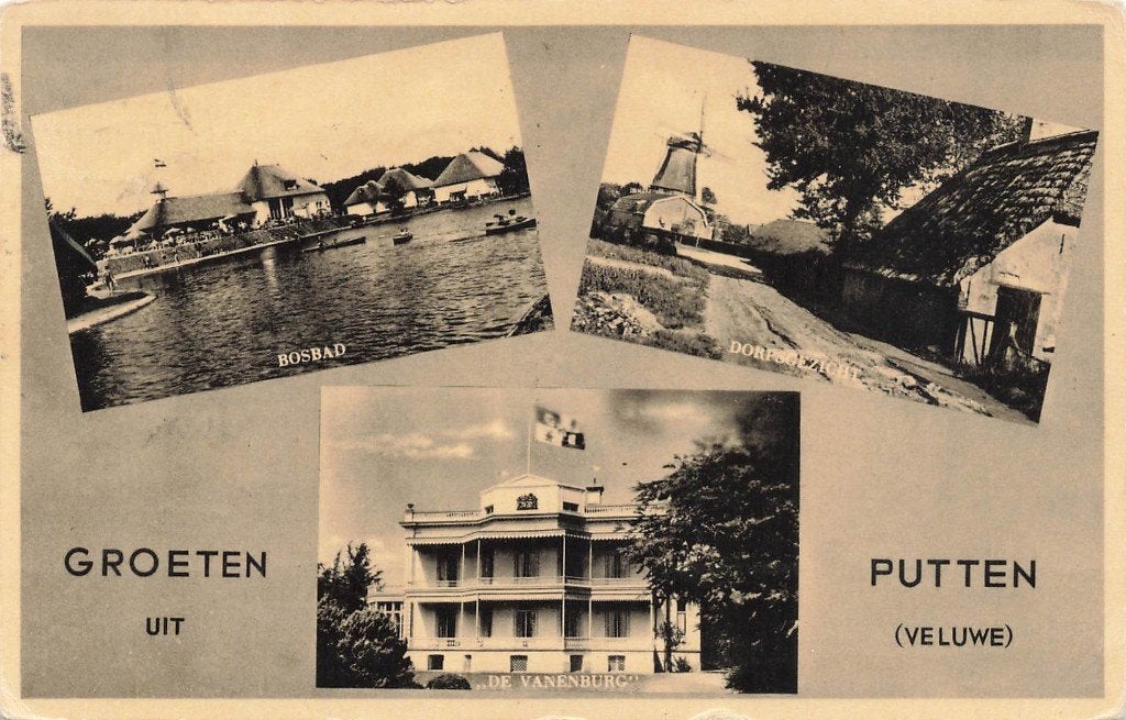 Groeten uit Putten, Ophalen of Verzenden, 1940 tot 1960, Gelopen, Gelderland