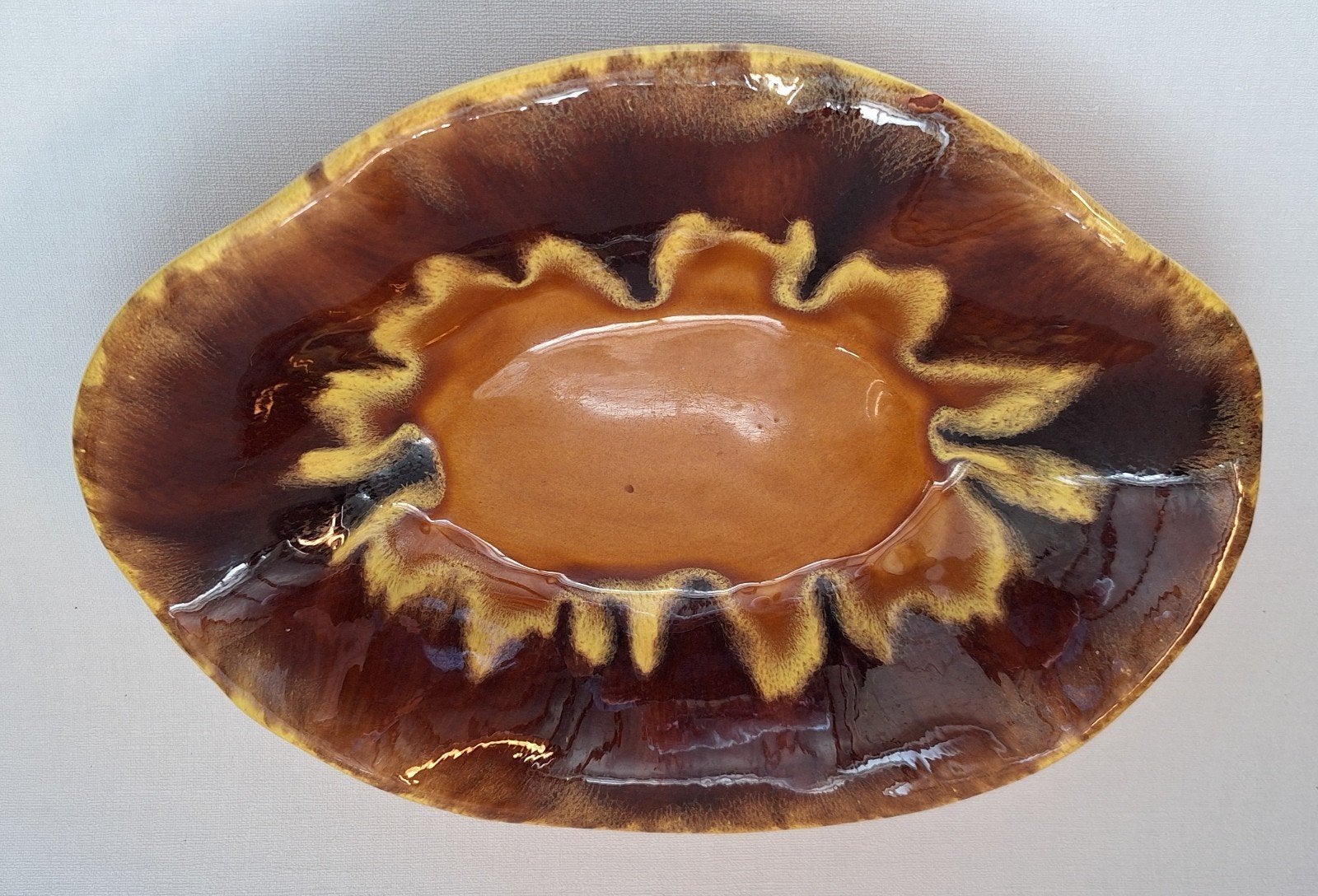 Grote Vintage Vallauris Schotel - Keramiek Jaren, Antiek en Kunst, Ophalen of Verzenden