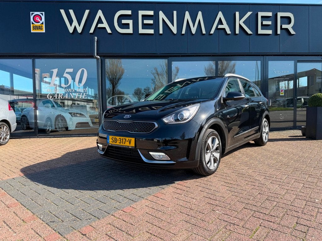 Kia Niro 1.6 GDi Hybrid DynamicLine Aut|NAV|CAM|CARPLAY|NAP, Auto's, Kia, Bedrijf, Te koop, Niro, ABS, Achteruitrijcamera, Airbags