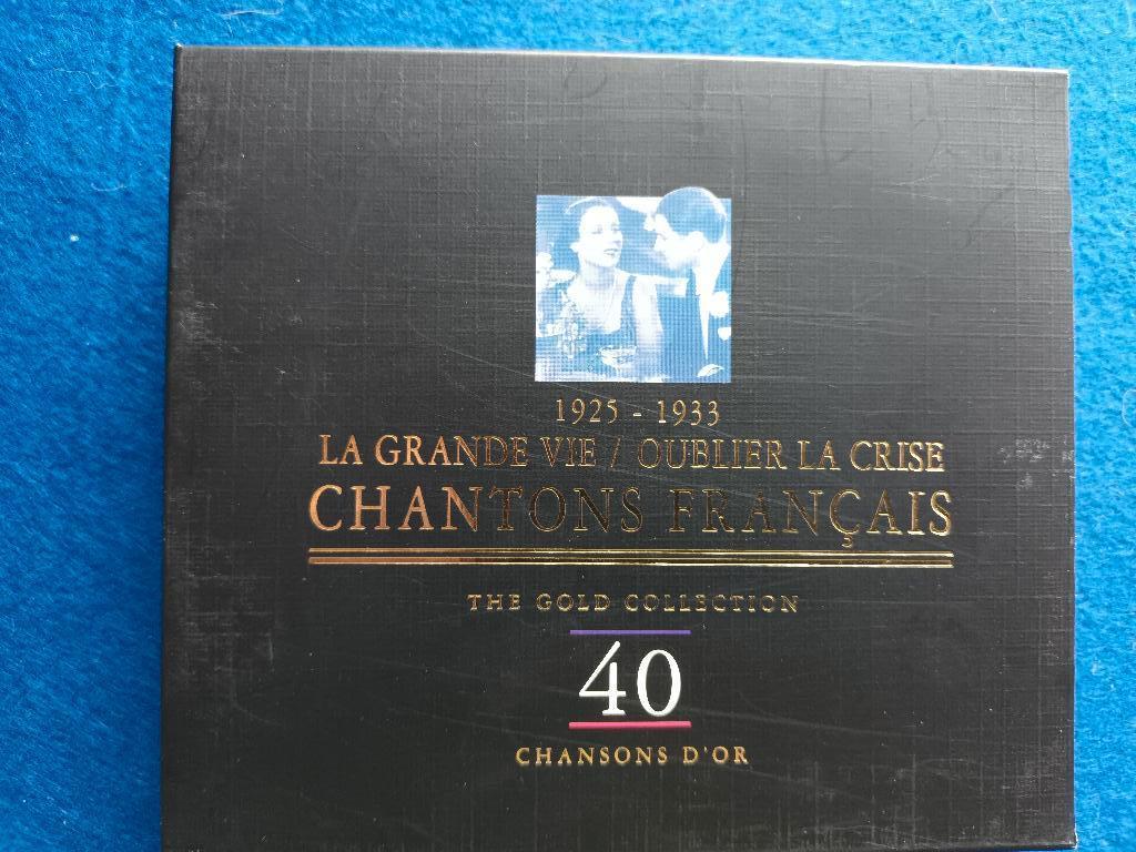 CHANTONS FRANCAIS '25-'33 LA GRANDE VIE-OUBLIER LA CRISE-2CD, Ophalen of Verzenden, Zo goed als nieuw