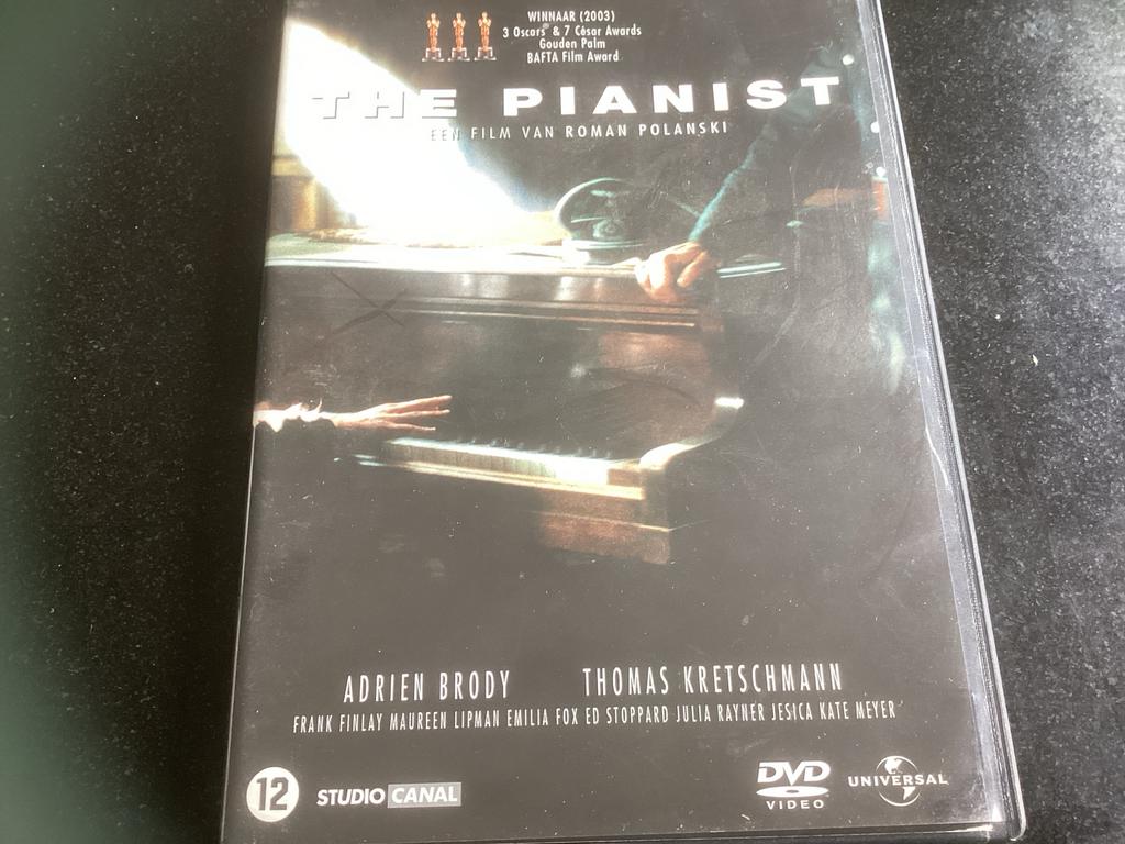 The Pianist DVD - Waargebeurd drama van Roman Polanski, Vanaf 12 jaar, Ophalen of Verzenden, Gebruikt, Waargebeurd drama