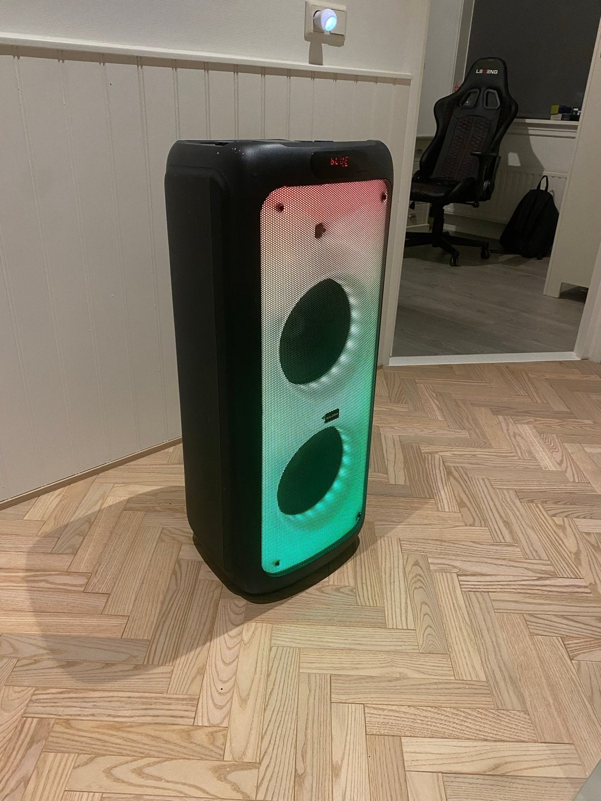 Salora PartySpeaker XL1 Bluetooth Speaker met Microfoon, Gebruikt, 120 watt of meer, Center speaker, Ophalen